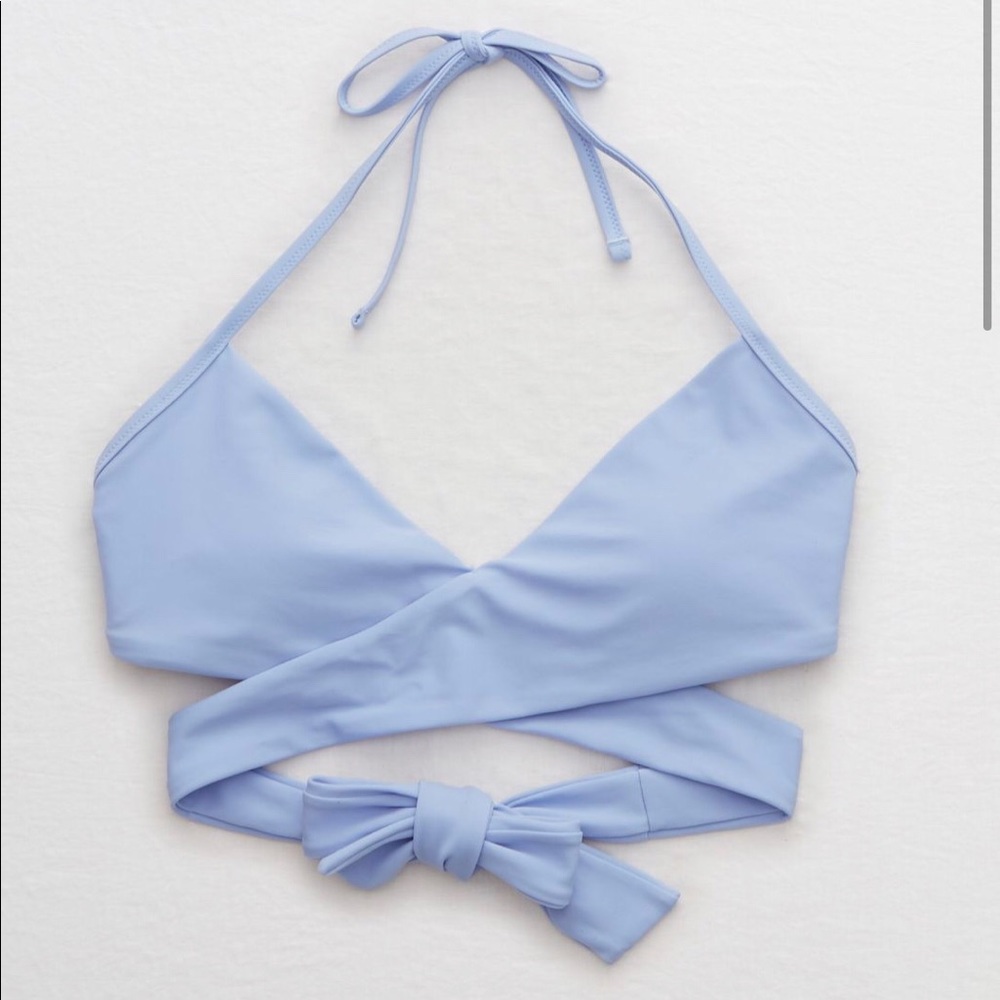 aerie wrap bikini top